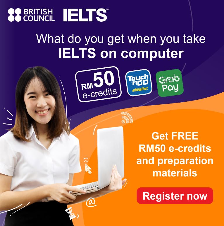 Promo for IELTS on computer IELTS Asia British Council